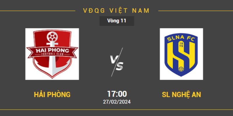 Nhận Định Hai Phong vs Song Lam Nghe An 17h00 27/2 V League